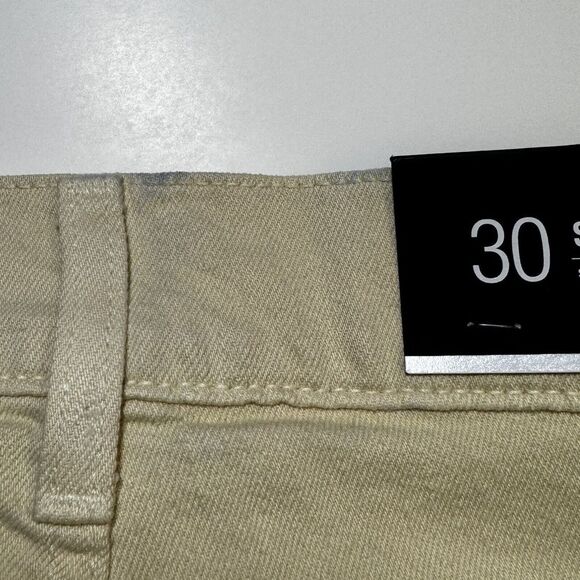 7 For All Mankind Jeans Men's 30 30X33 Slimmy Slim Straight Leg Beige - Picture 7 of 9